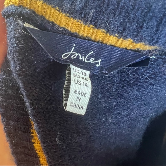 Joules Navy Star Chantelle Intarsia Crewneck Sweater - Picture 6 of 6